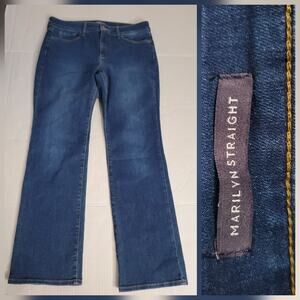 Not Your Daughters Jeans SZ 12P Marilyn Straight High Rise Lift Tuck Stretch